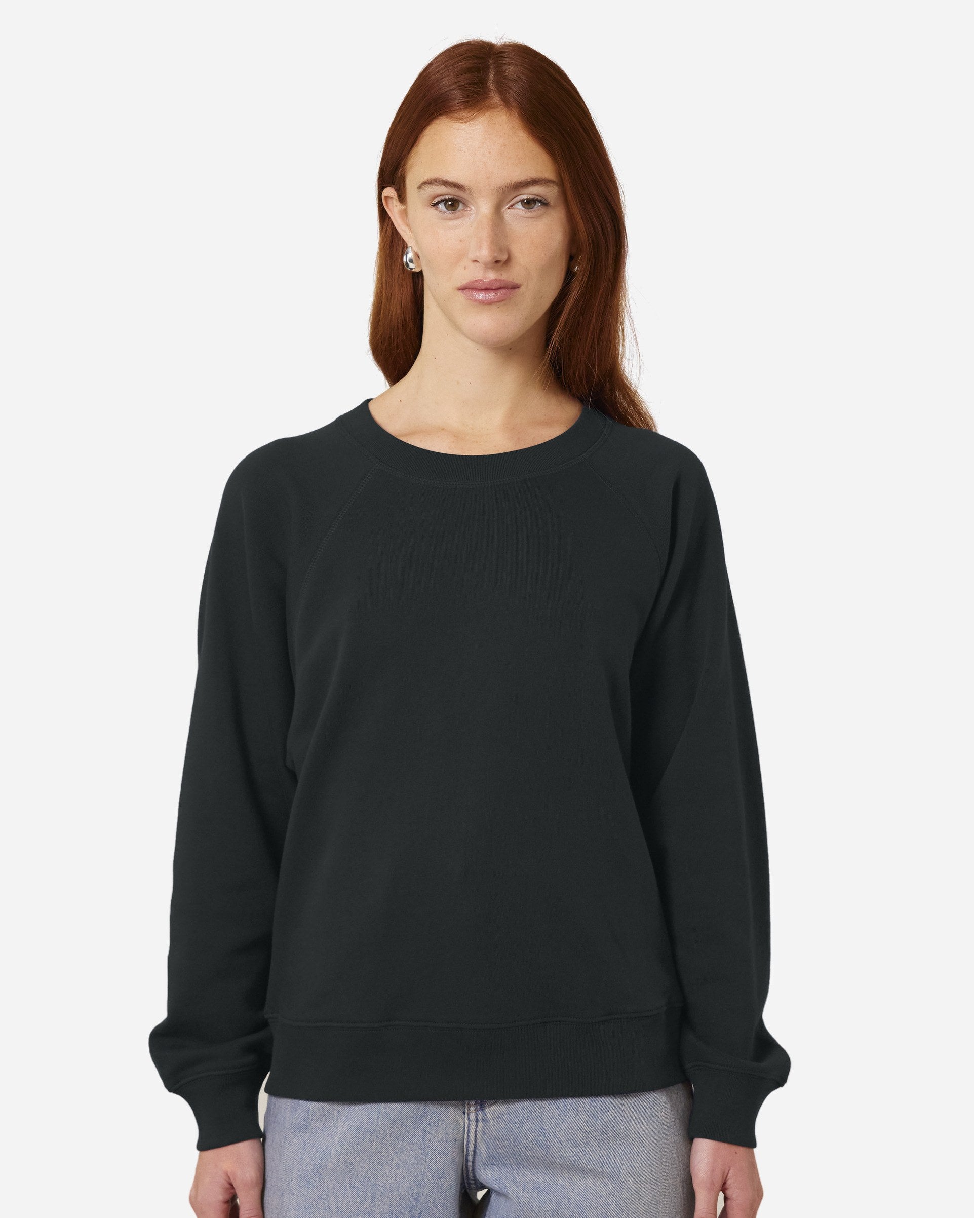 Sweat femme Stella Clara porté, coloris Black