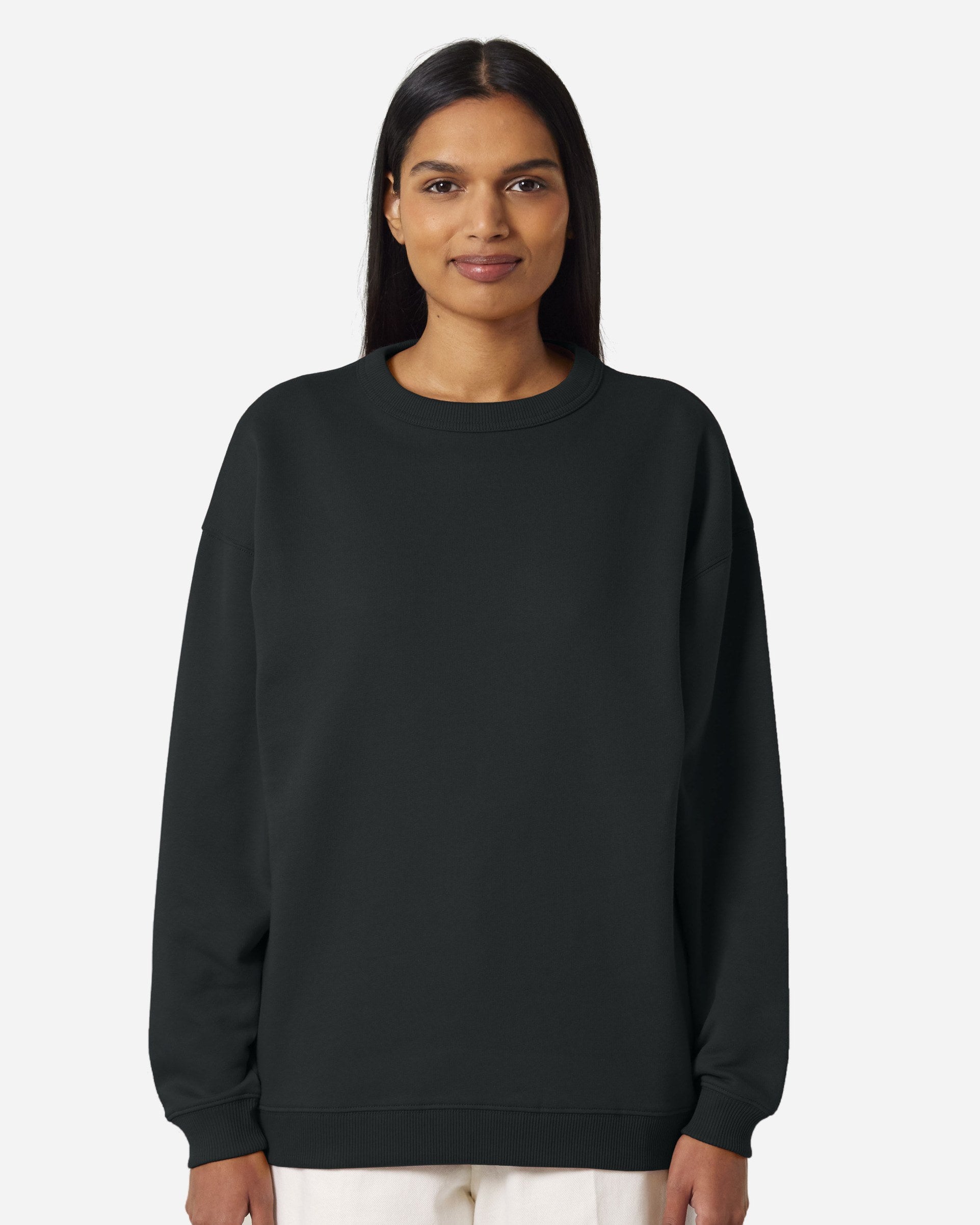 Sweat femme Stella Paloma porté, coloris Black