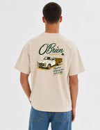T-shirt O'Brien Classic Cars - Beige