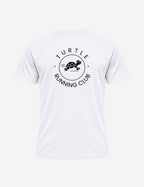 T-shirt homme - Blanc logo noir - Turtle Running Club