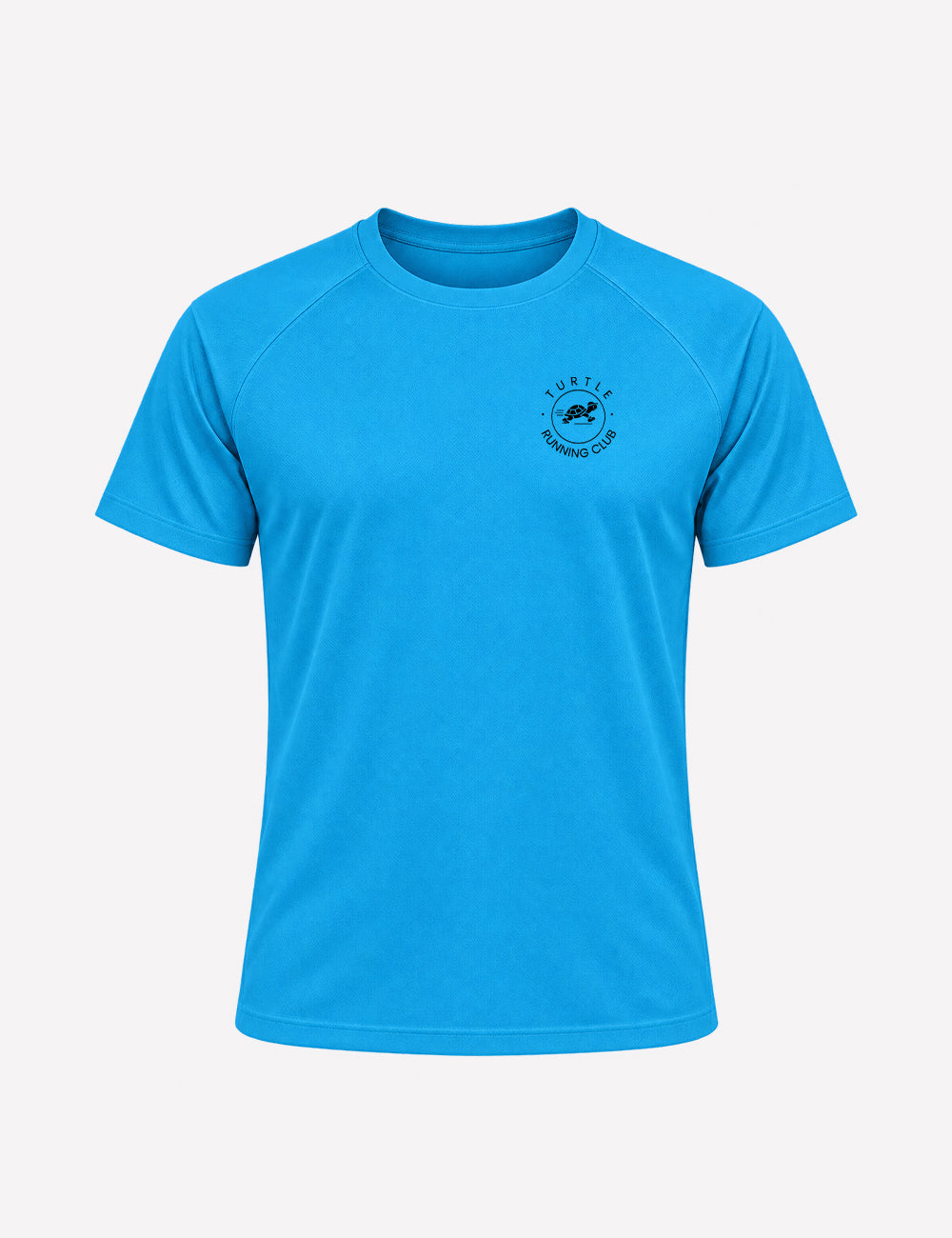 T-shirt homme - Bleu logo noir - Turtle Running Club