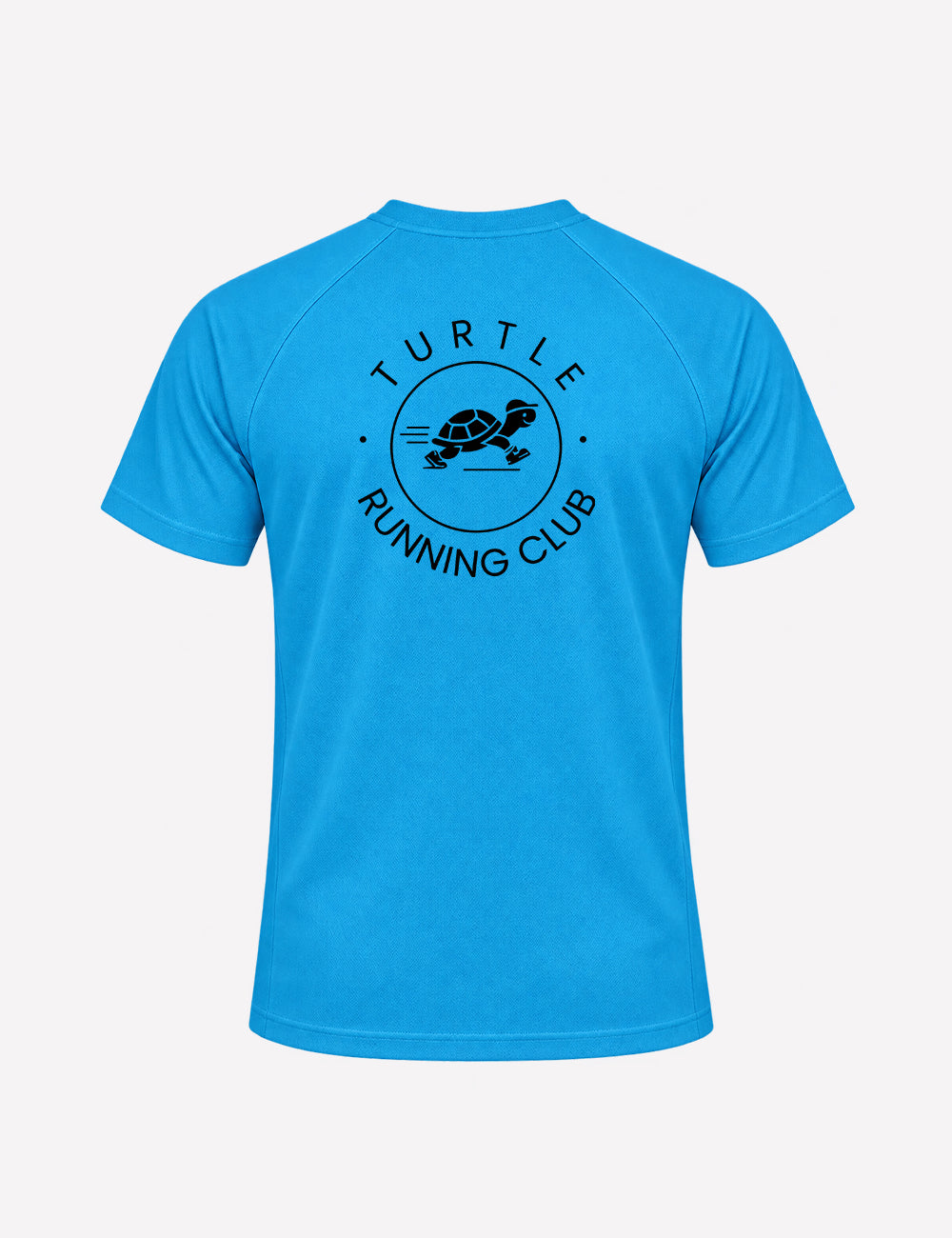 T-shirt homme - Bleu logo noir - Turtle Running Club