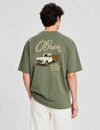 T-shirt O'Brien Classic Cars - Khaki