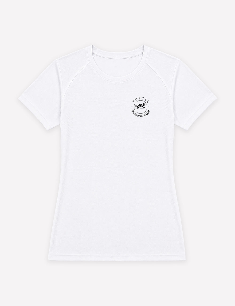 T-shirt femme - Blanc logo noir