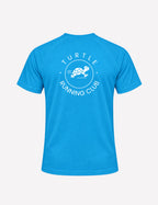 T-shirt homme - Bleu logo blanc - Turtle Running Club