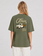 T-shirt O'Brien Classic Cars - Khaki