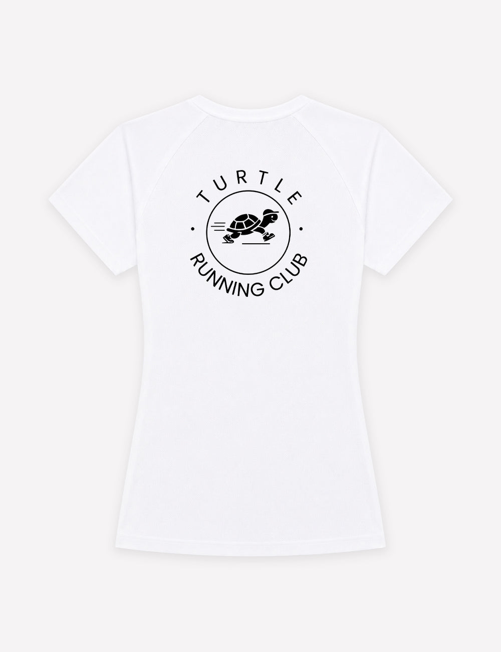 T-shirt femme - Blanc logo noir