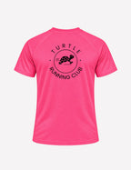 T-shirt homme - Rose néon logo noir - Turtle Running Club
