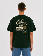 T-shirt O'Brien Classic Cars - Vert foncé