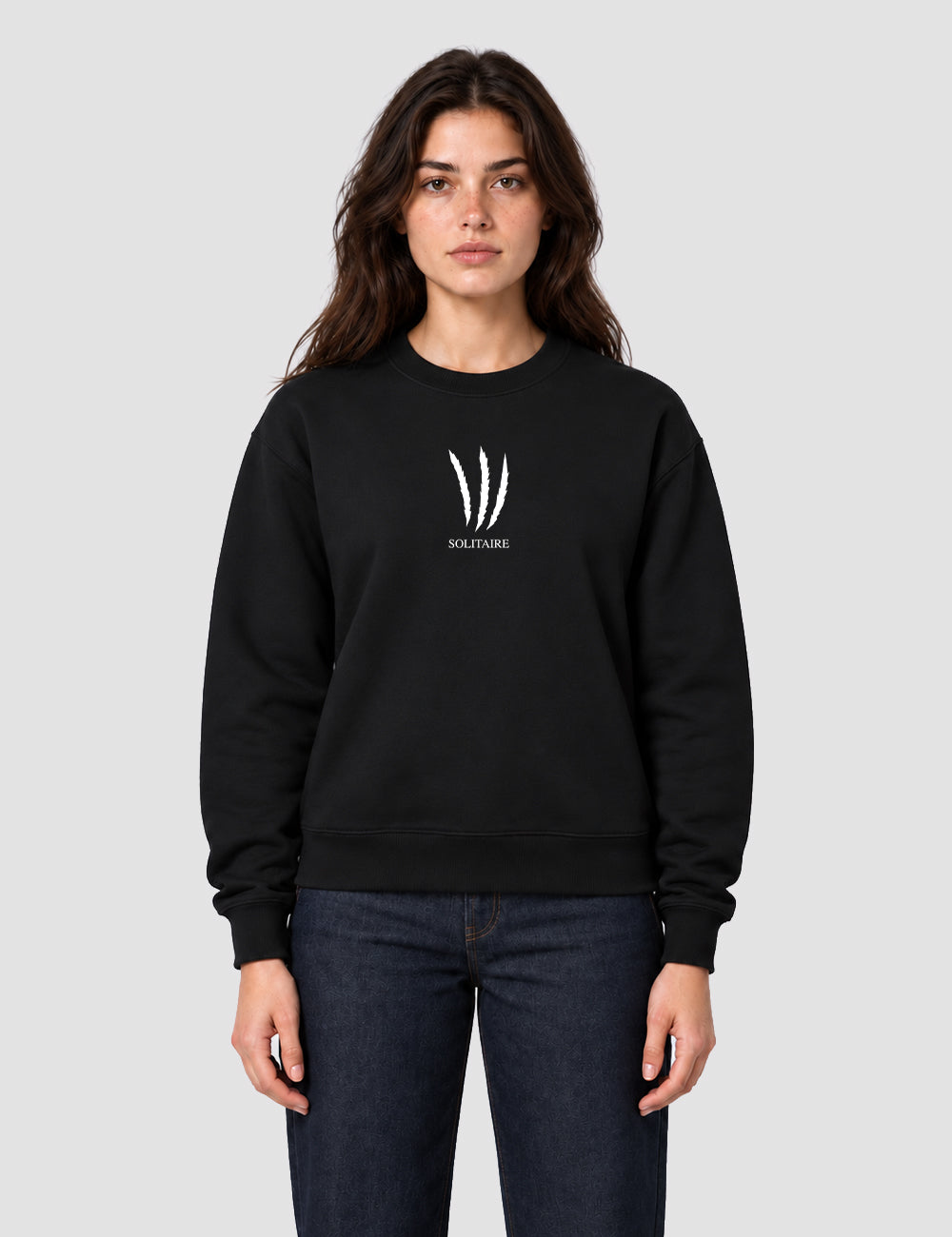 Sweat à col rond unisexe - Solitaire Pvris