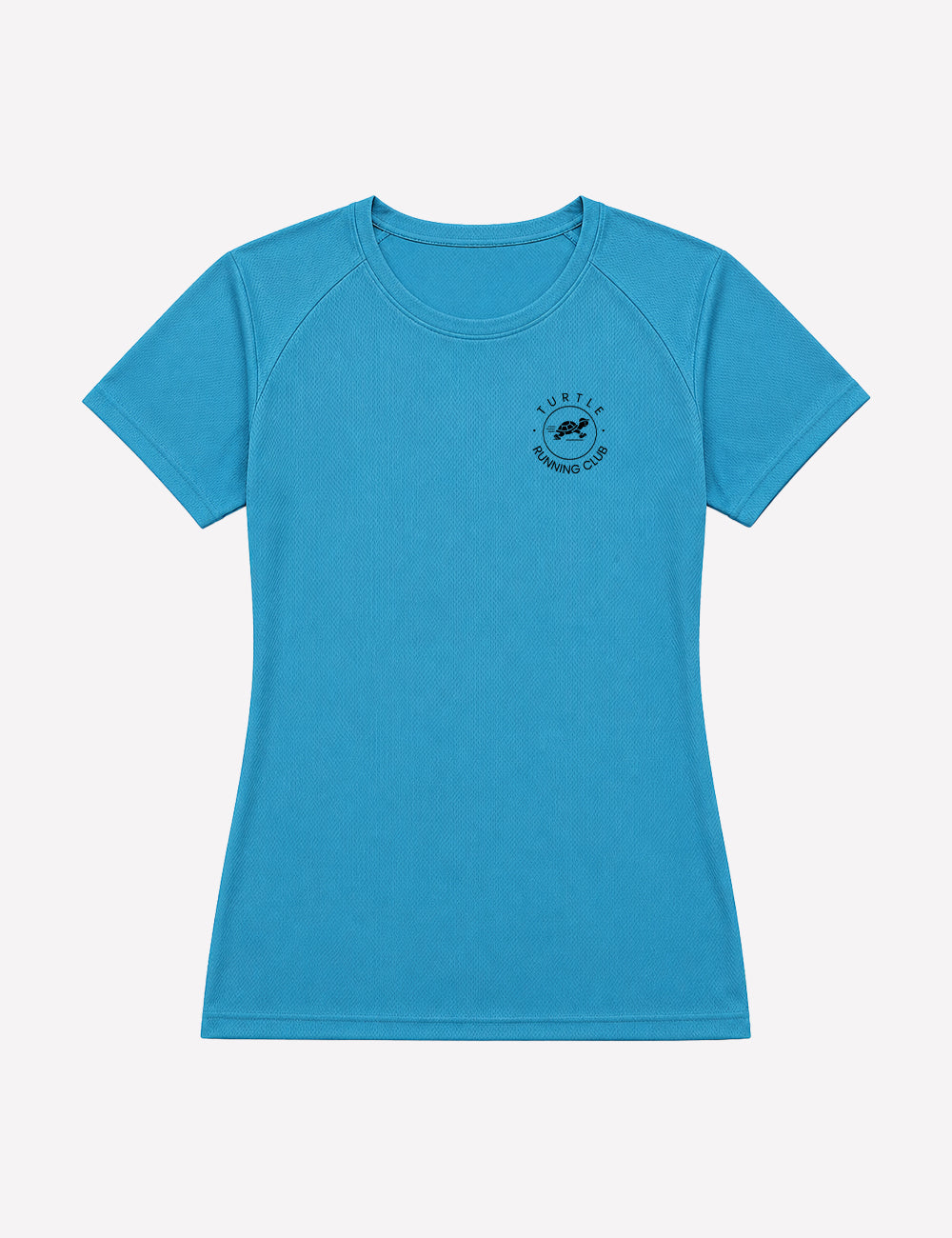 T-shirt femme - Bleu logo noir