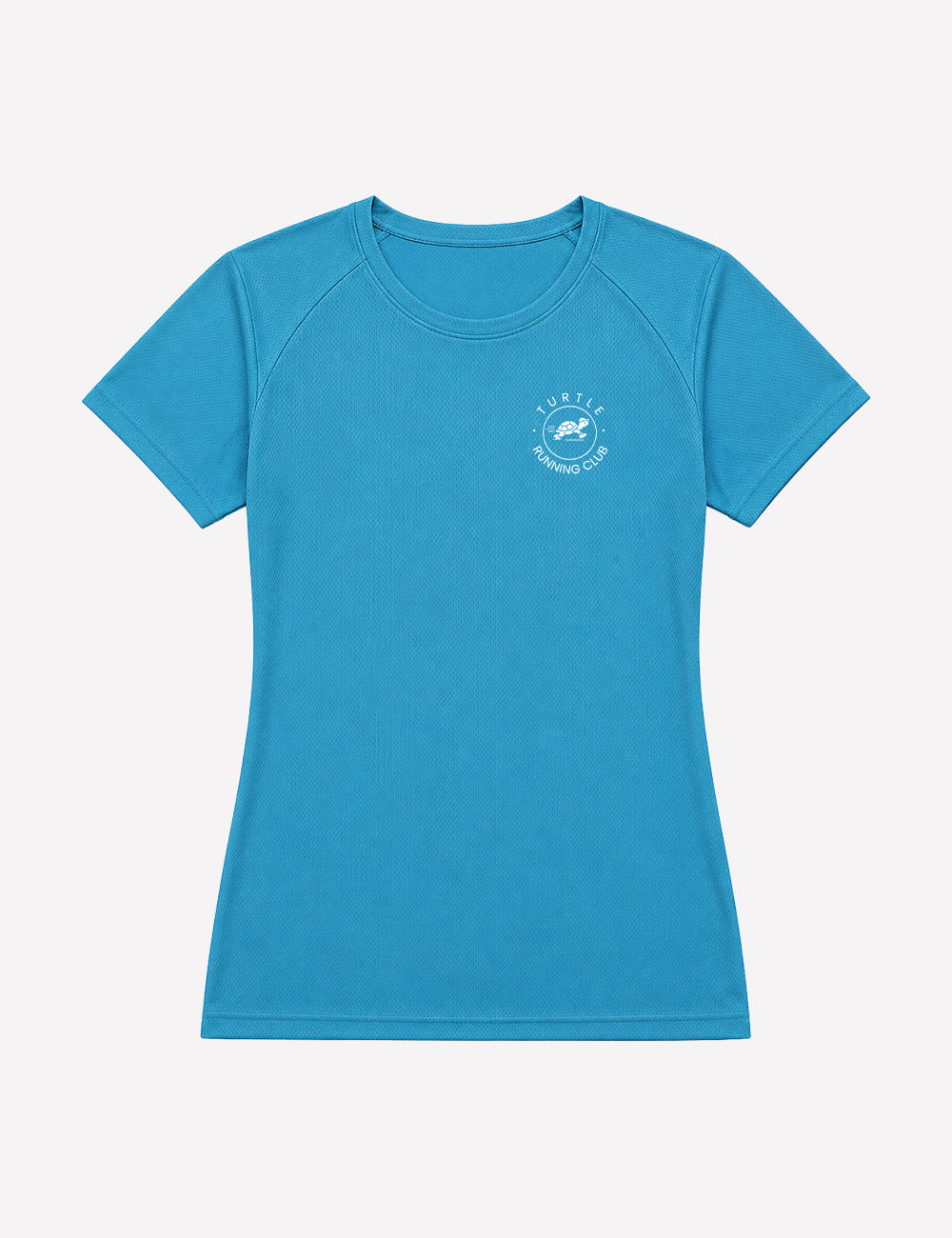 T-shirt femme - Bleu logo blanc