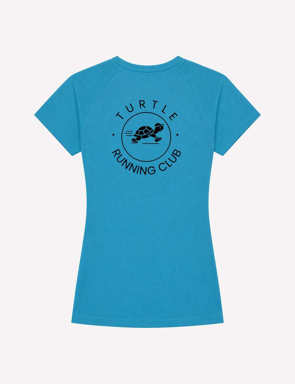 T-shirt femme - Bleu logo noir
