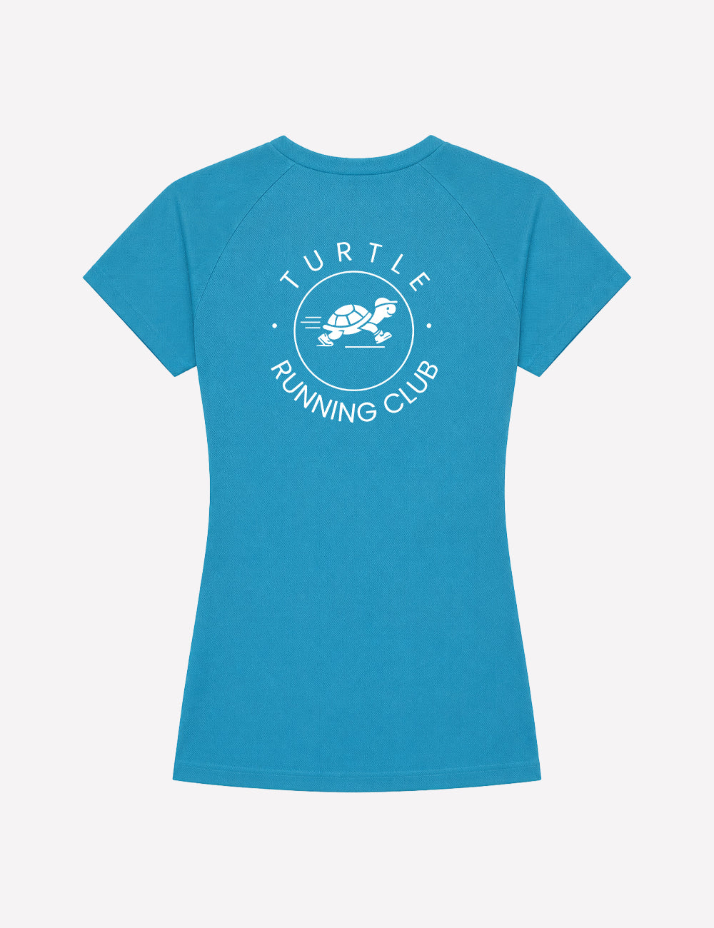 T-shirt femme - Bleu logo blanc