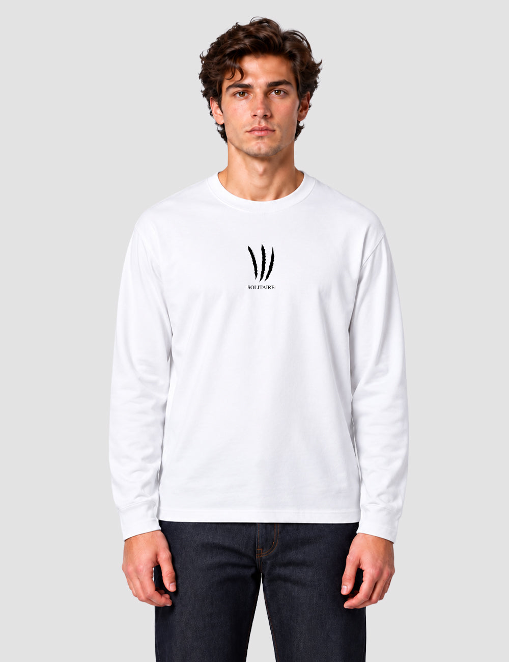T-shirt manches longues unisexe - Solitaire Pvris