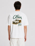 T-shirt O'Brien Classic Cars - Blanc