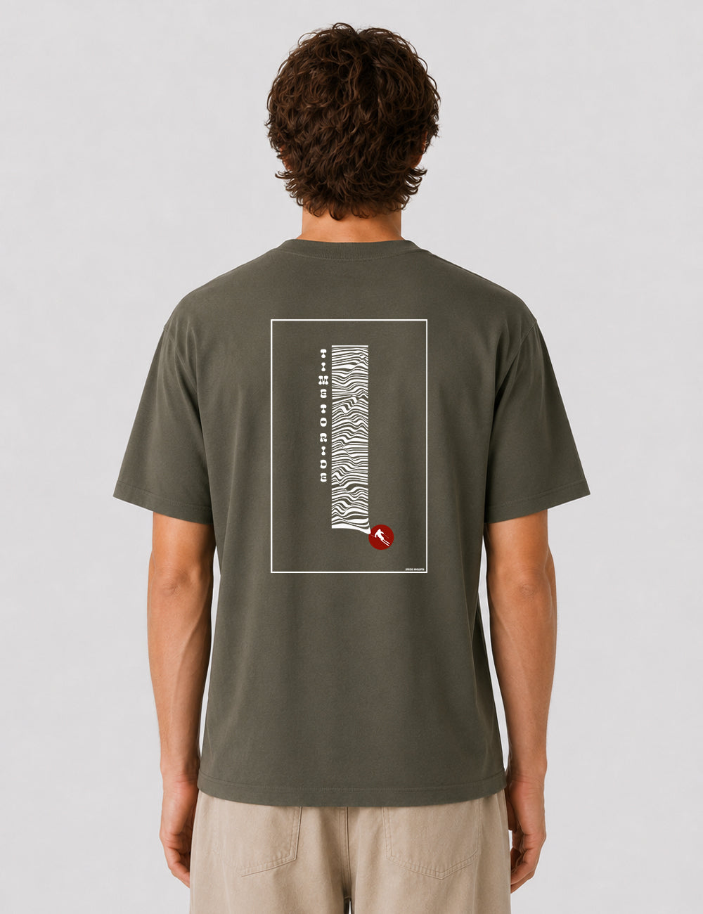 T-shirt Time to Ride Skier - Studio Grolette