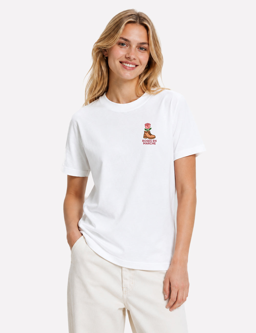 T-shirt unisexe - Roses en Marche