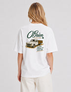 T-shirt O'Brien Classic Cars - Blanc