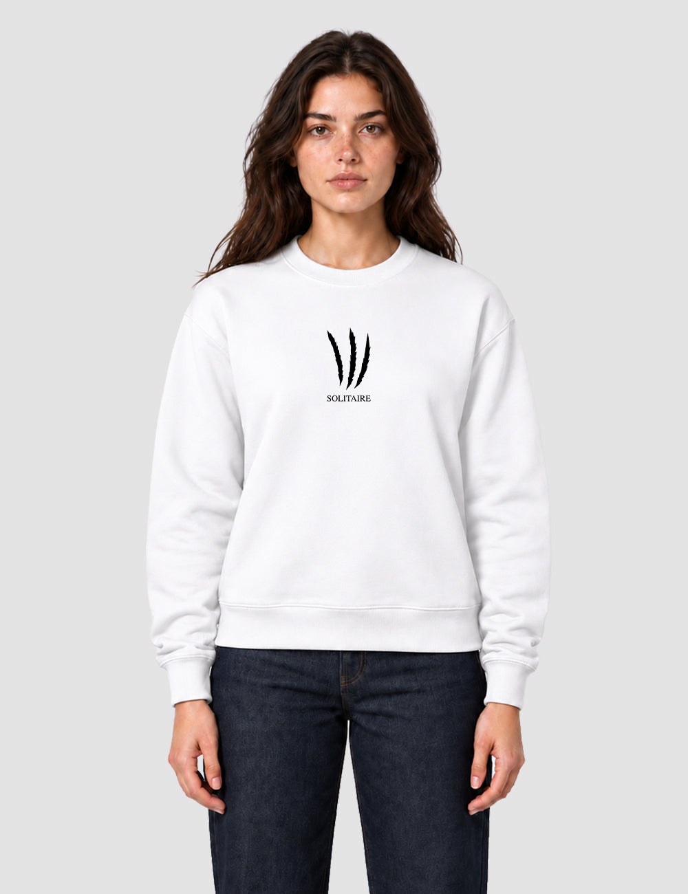 Sweat à col rond unisexe - Solitaire Pvris