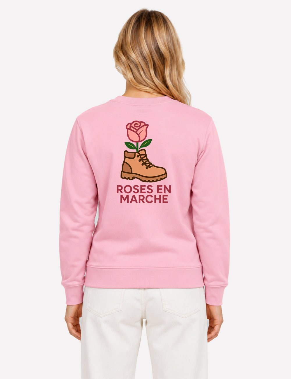 Sweat-shirt unisexe - Roses en Marche