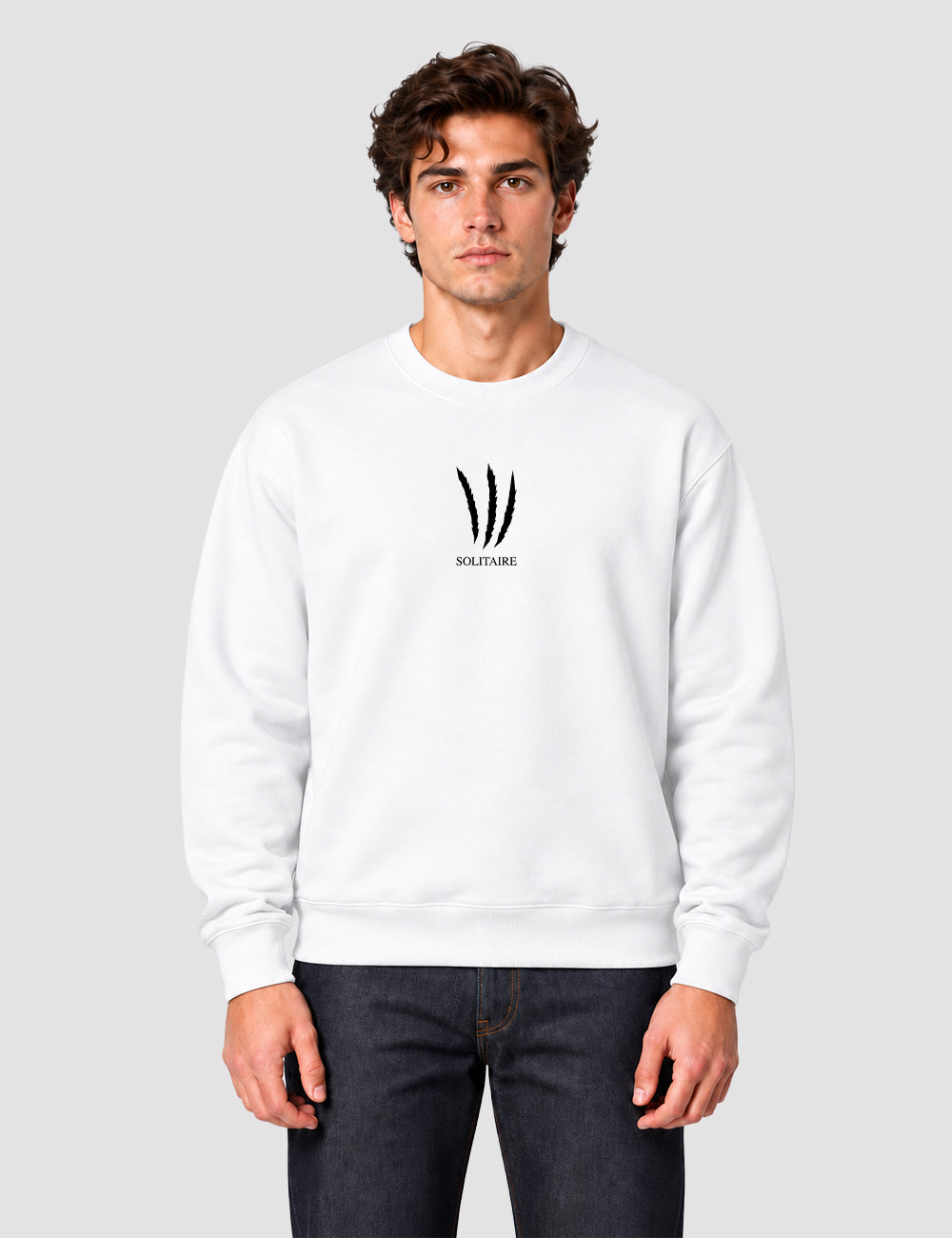 Sweat à col rond unisexe - Solitaire Pvris