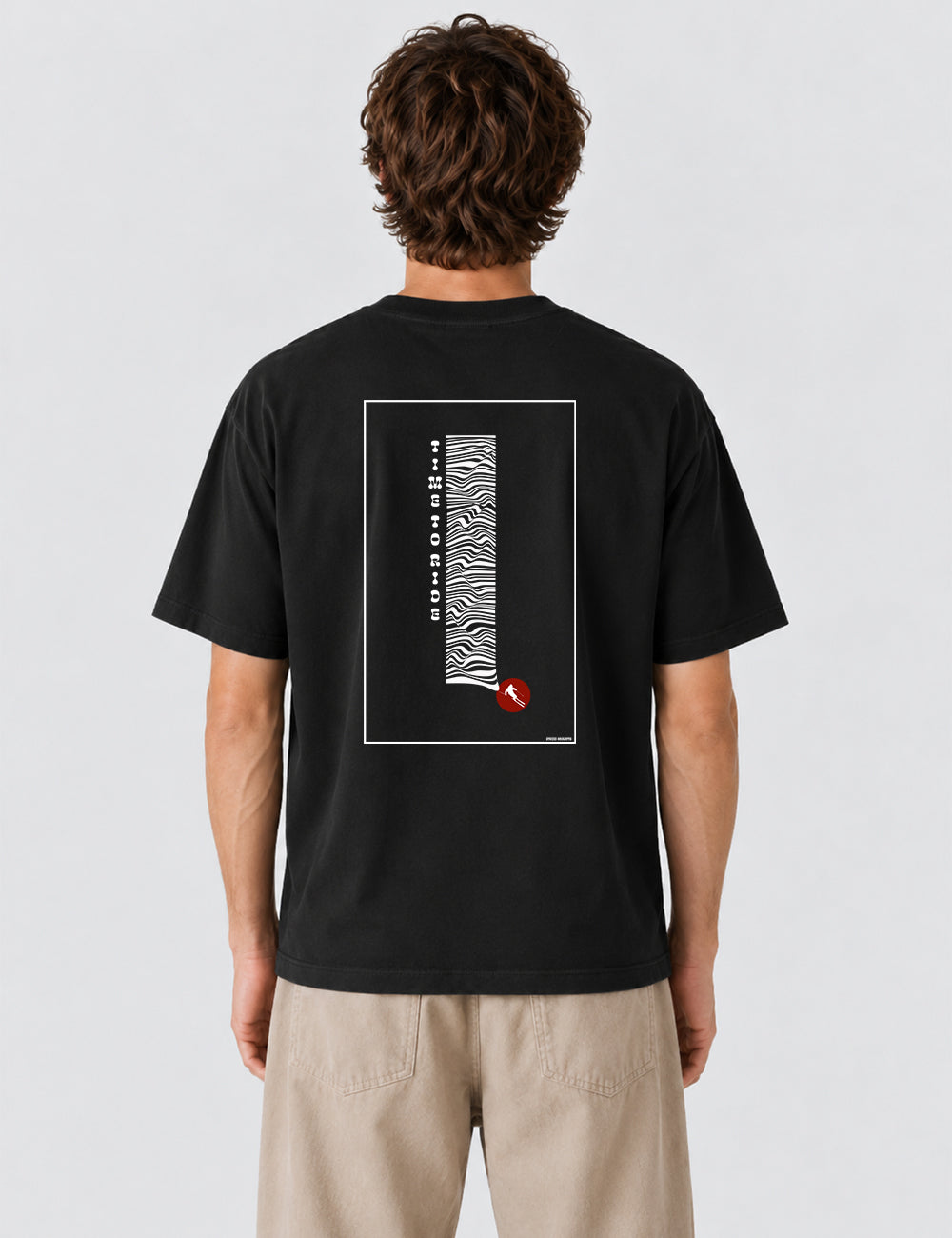T-shirt Time to Ride Skier - Studio Grolette