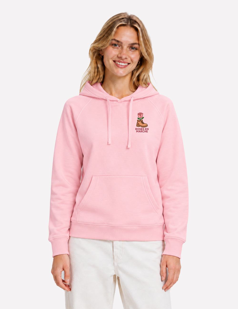 Sweat à capuche unisexe - Roses en Marche