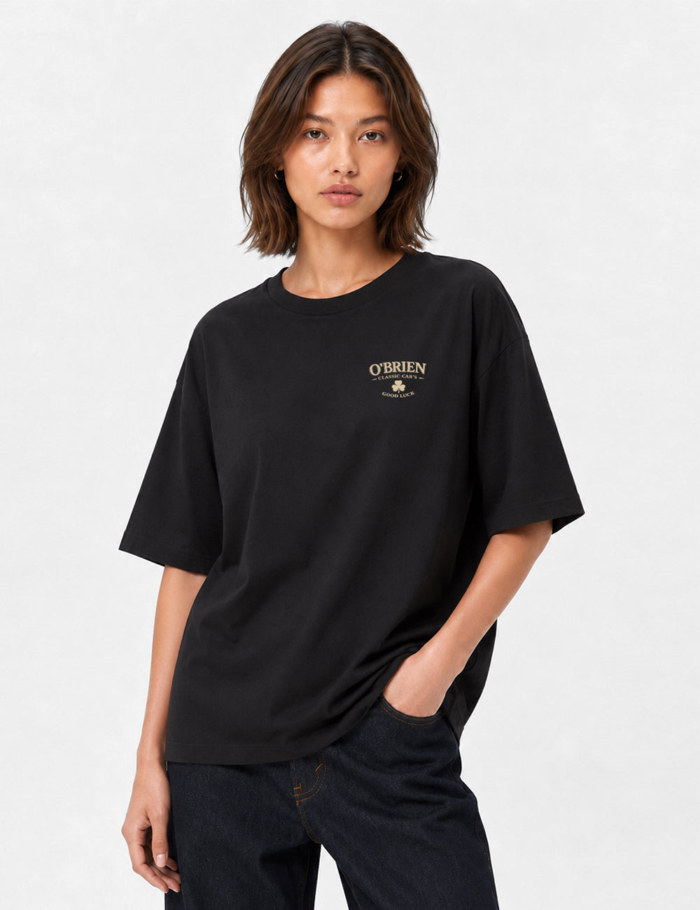 T-shirt O'Brien Classic Cars - Noir