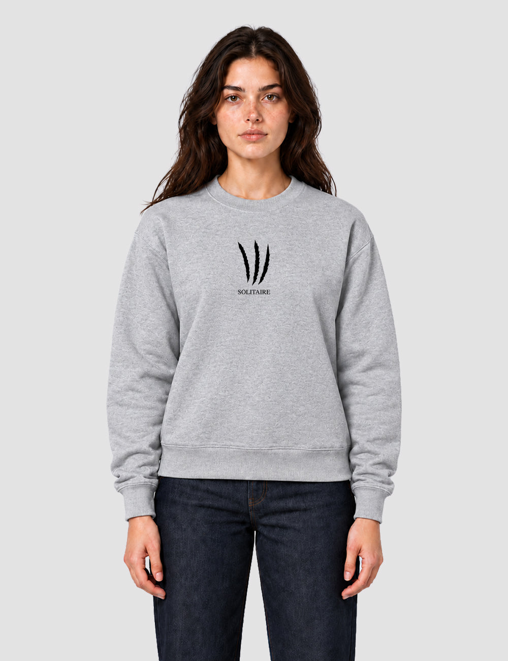 Sweat à col rond unisexe - Solitaire Pvris