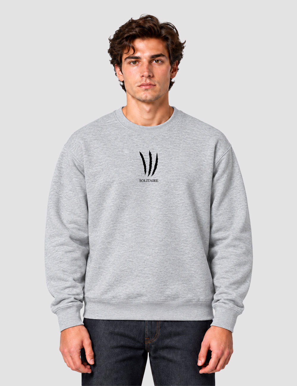 Sweat à col rond unisexe - Solitaire Pvris