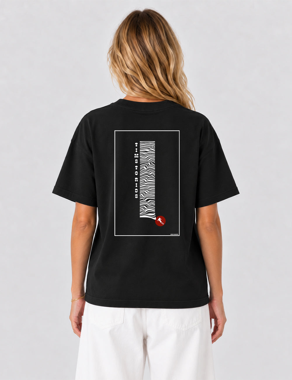 T-shirt Time to Ride Skier - Studio Grolette