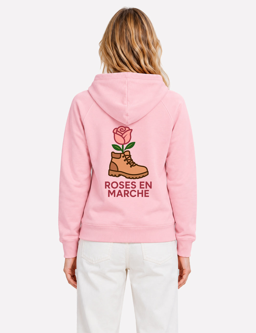Sweat à capuche unisexe - Roses en Marche