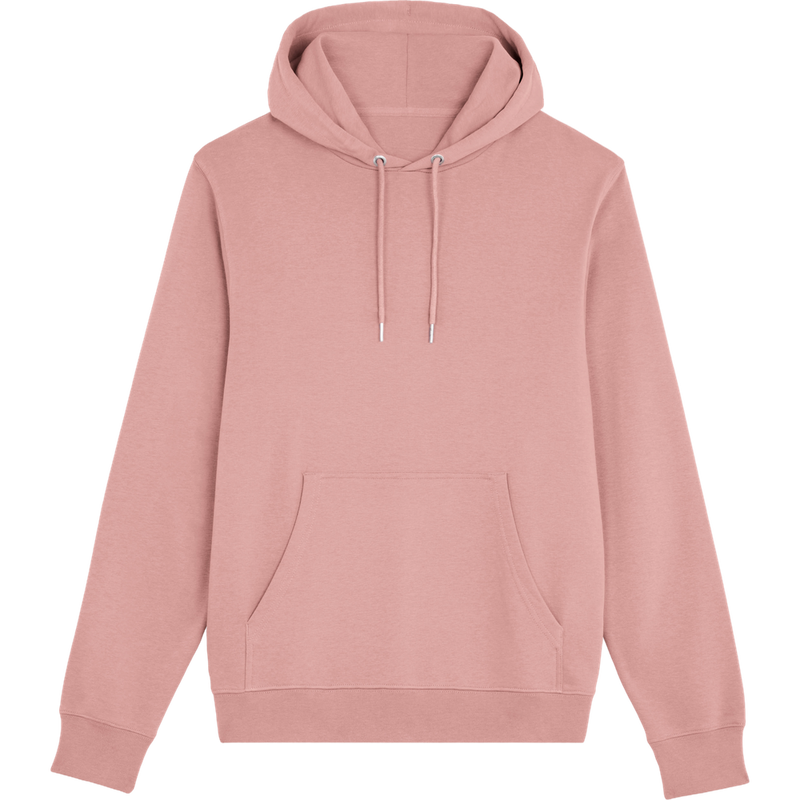 Sweat à capuche unisexe Archer à plat, coloris Canyon Pink
