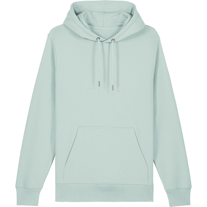 Sweat à capuche unisexe Archer à plat, coloris Caribbean Blue