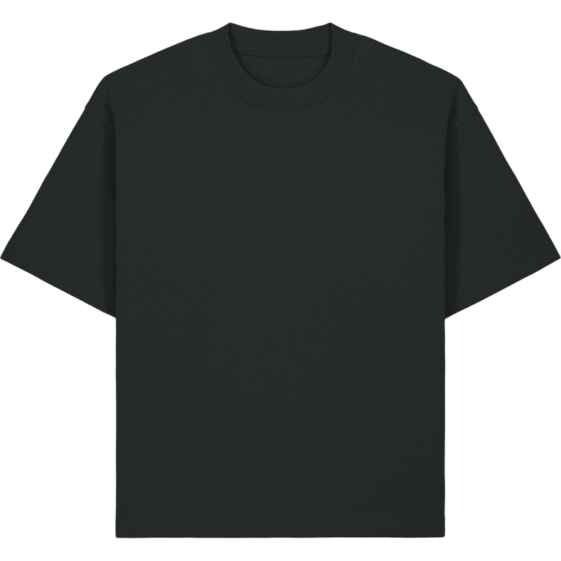 T-shirt unisexe Asher à plat, coloris Black