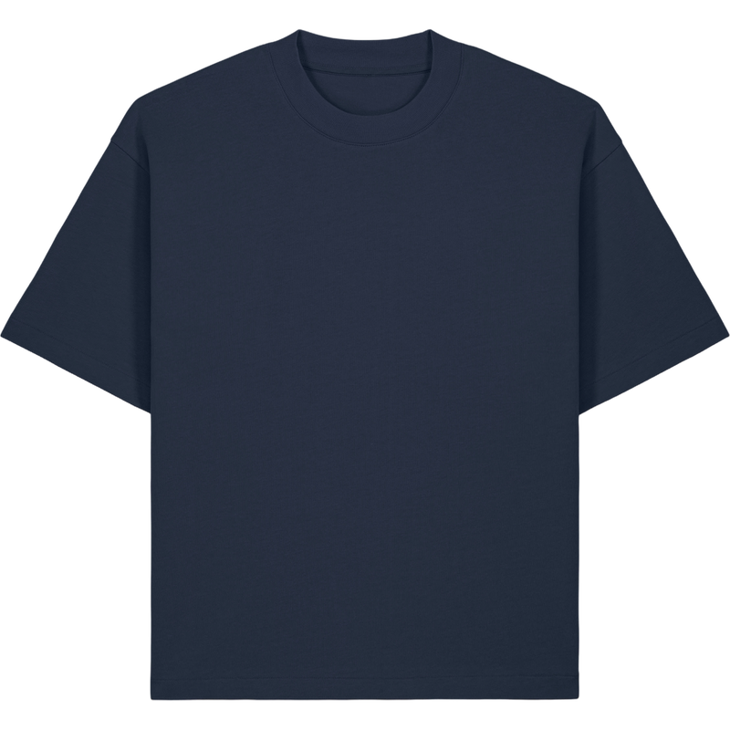 T-shirt unisexe Asher à plat, coloris French Navy