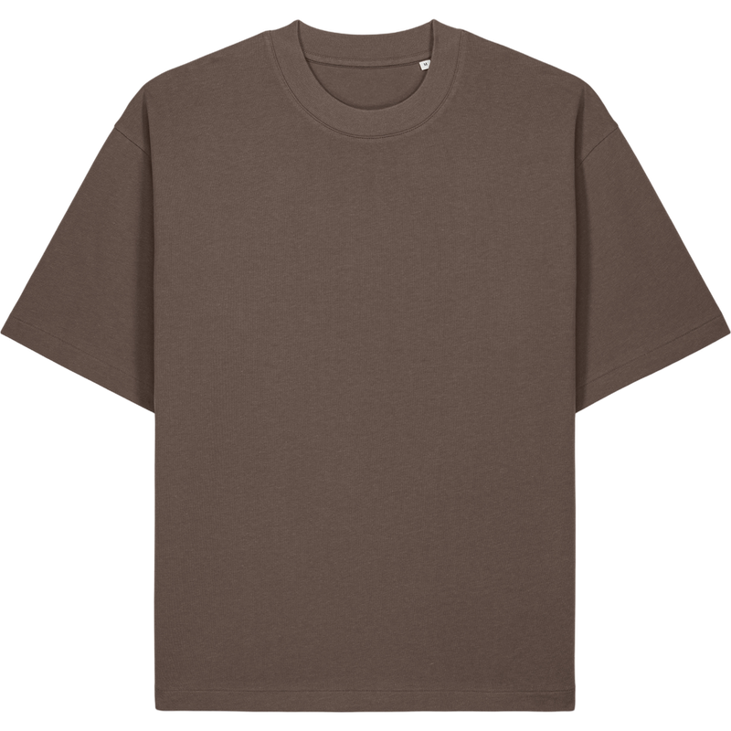 T-shirt unisexe Asher à plat, coloris Mocha