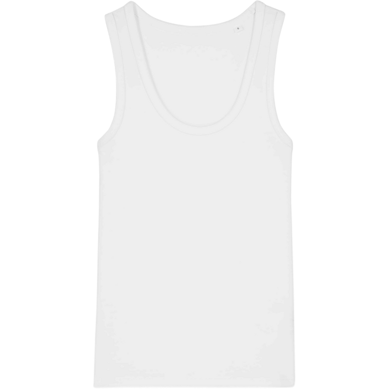Débardeur femme Stella Ava à plat, coloris White