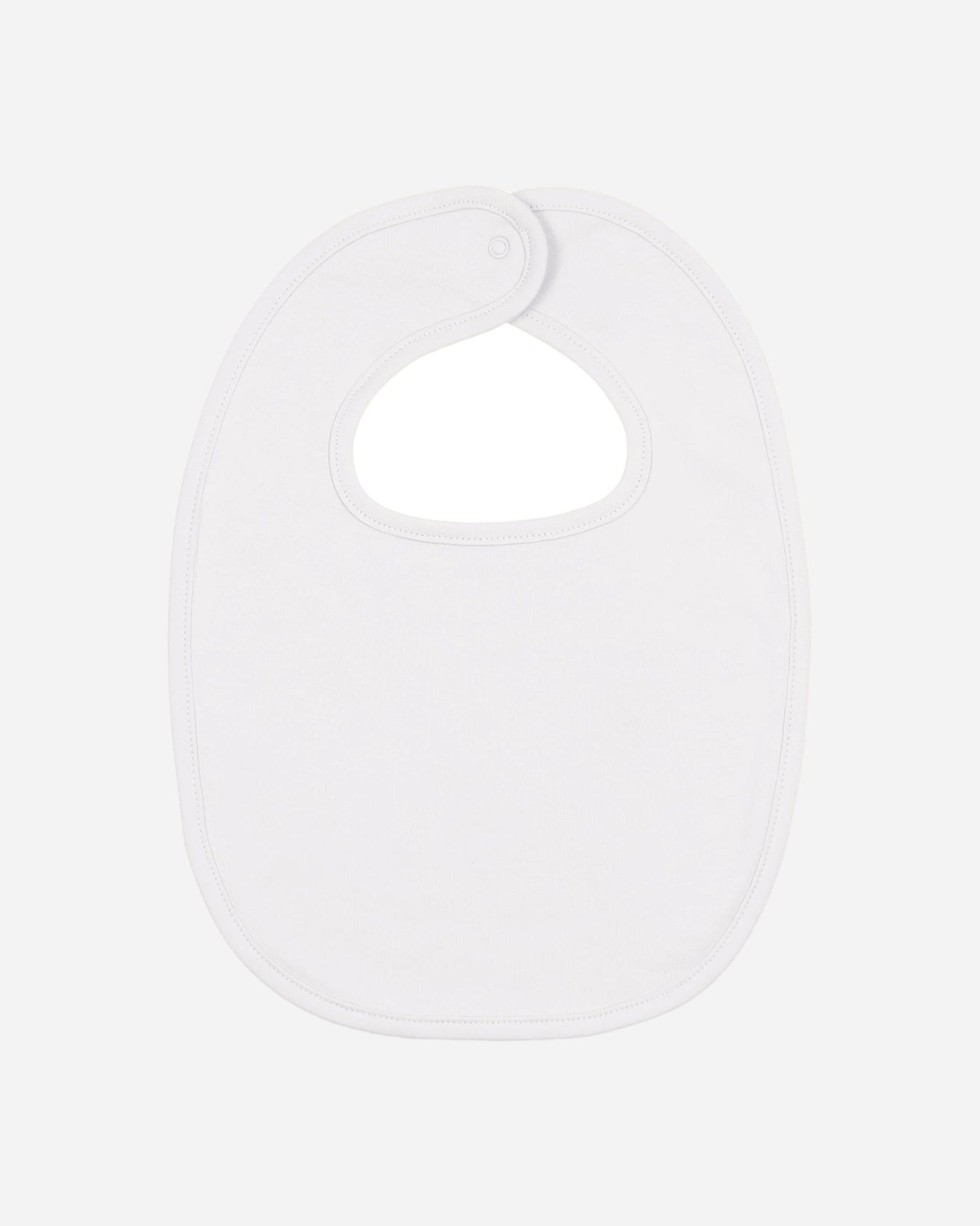 Bavoir bébé Baby Bib porté, coloris White