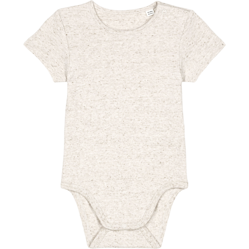 Body bébé Baby Body à plat, coloris Eco-Heather