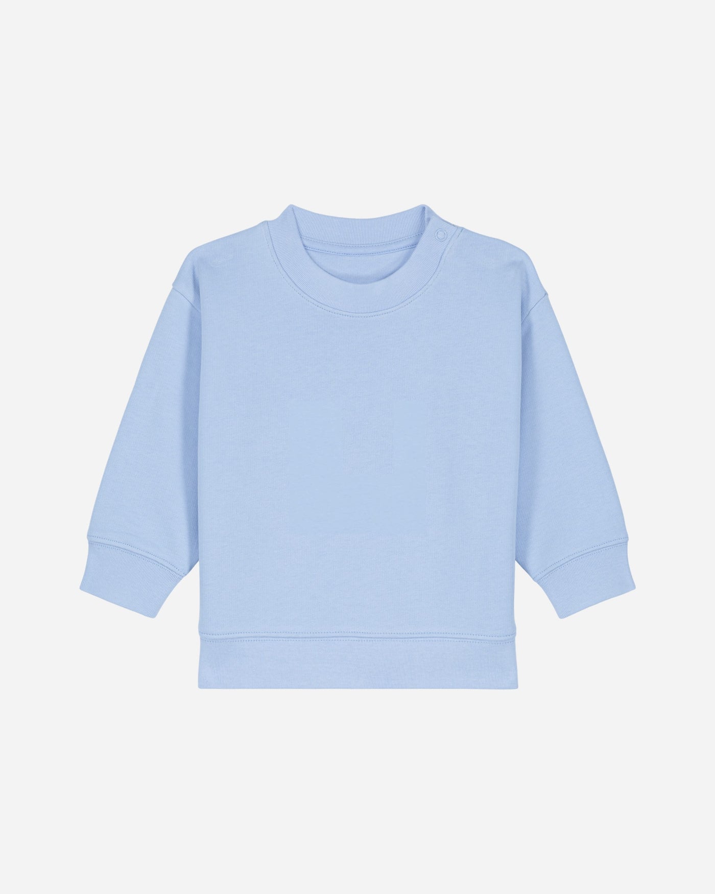 Sweat bébé Baby Changer porté, coloris Blue Soul
