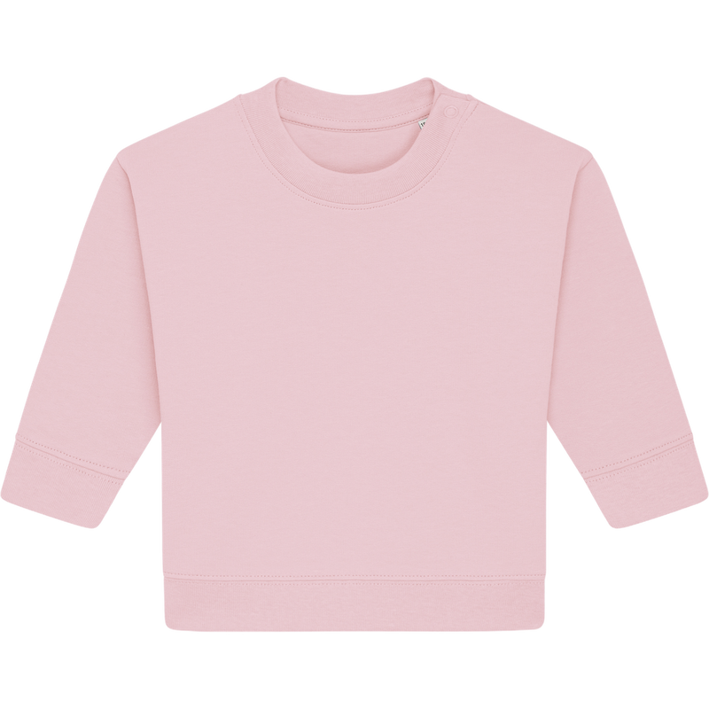Sweat bébé Baby Changer à plat, coloris Cotton Pink