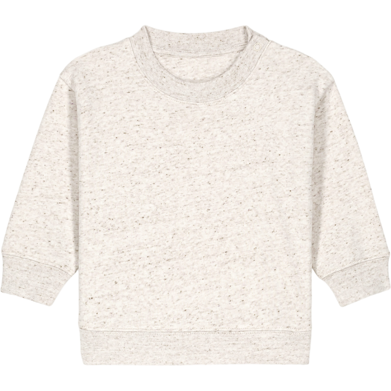 Sweat bébé Baby Changer à plat, coloris Eco-Heather