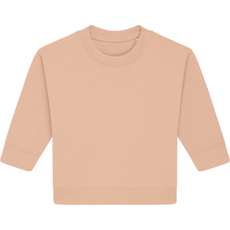 Sweat bébé Baby Changer à plat, coloris Fraiche Peche
