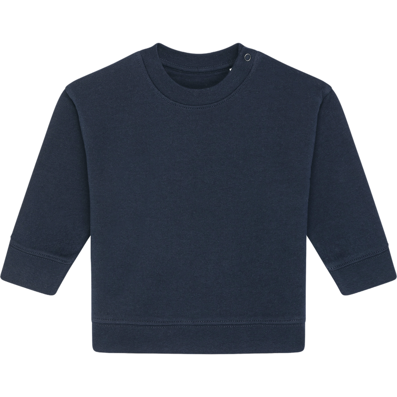 Sweat bébé Baby Changer à plat, coloris French Navy