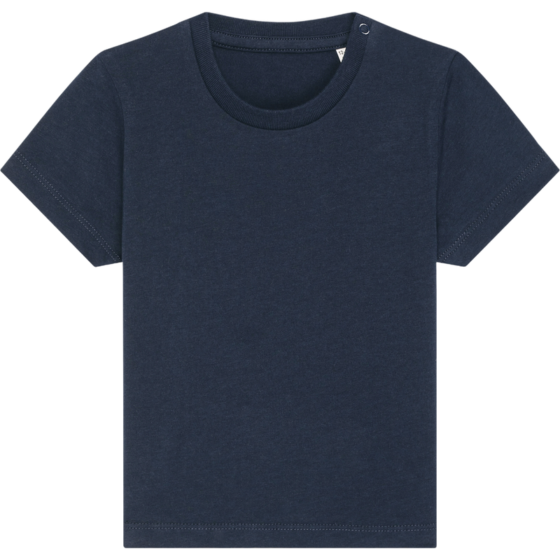 T-shirt bébé Baby Creator à plat, coloris French Navy