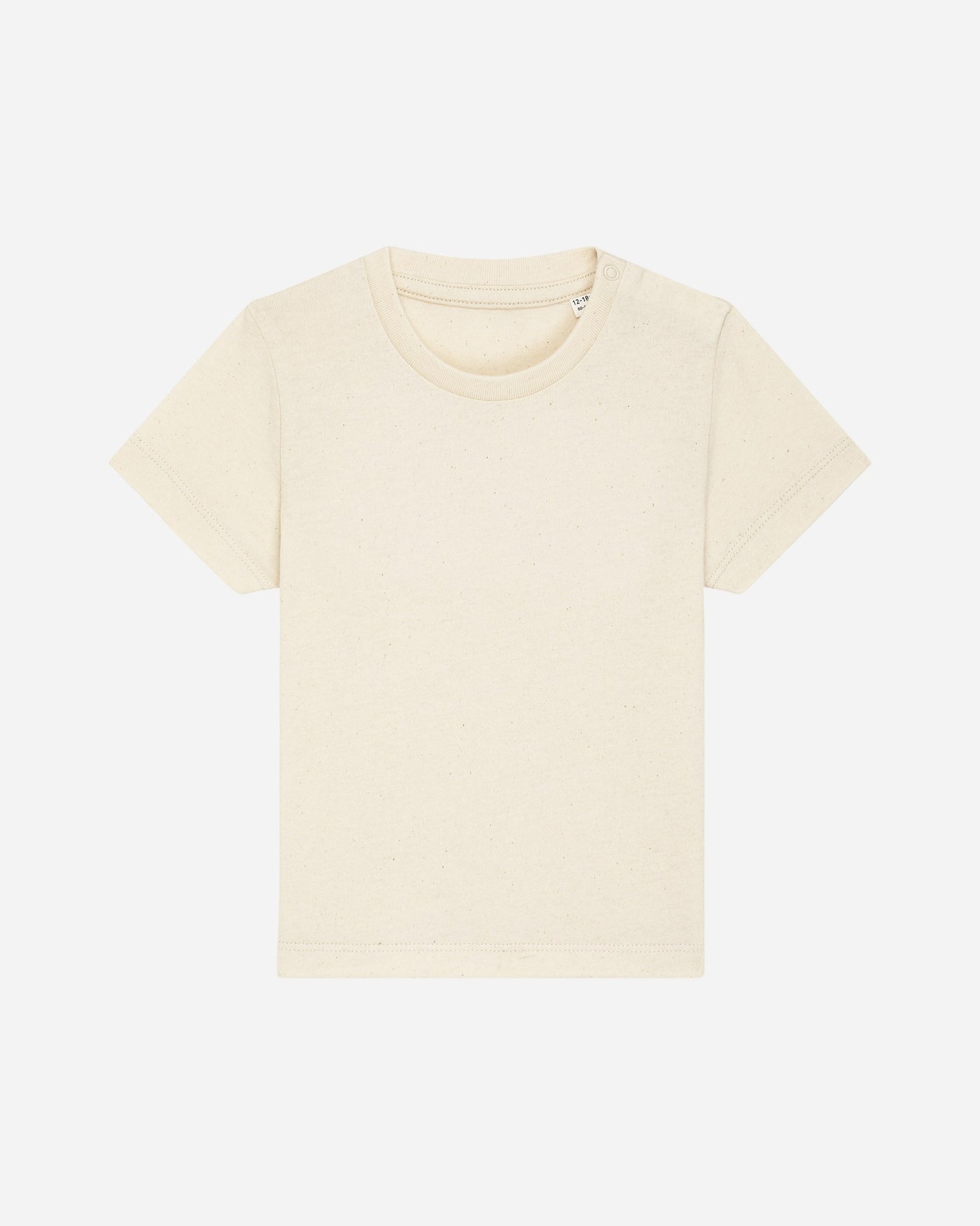 T-shirt bébé Baby Creator porté, coloris Natural Raw