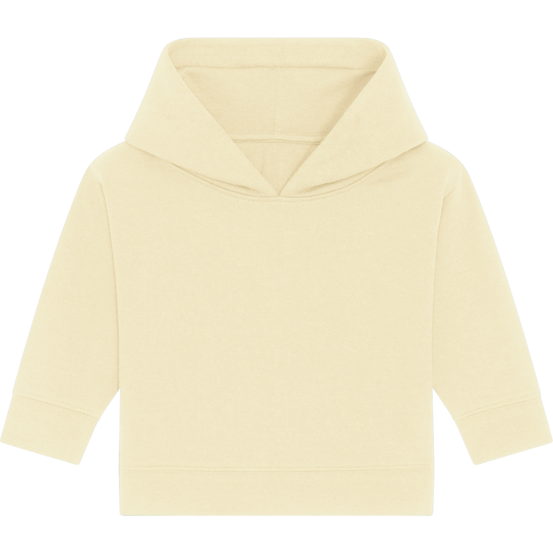 Sweat à capuche bébé Baby Cruiser à plat, coloris Butter
