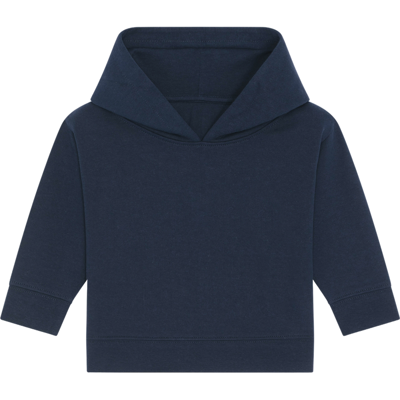 Sweat à capuche bébé Baby Cruiser à plat, coloris French Navy